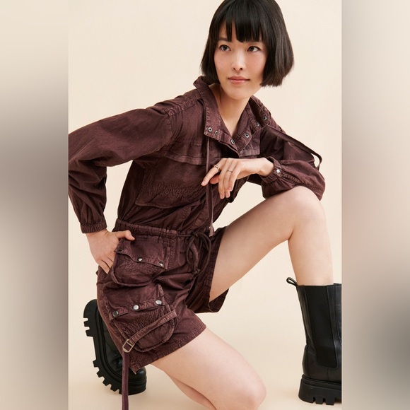 FREE PEOPLE Moon Bay Parachute Romper